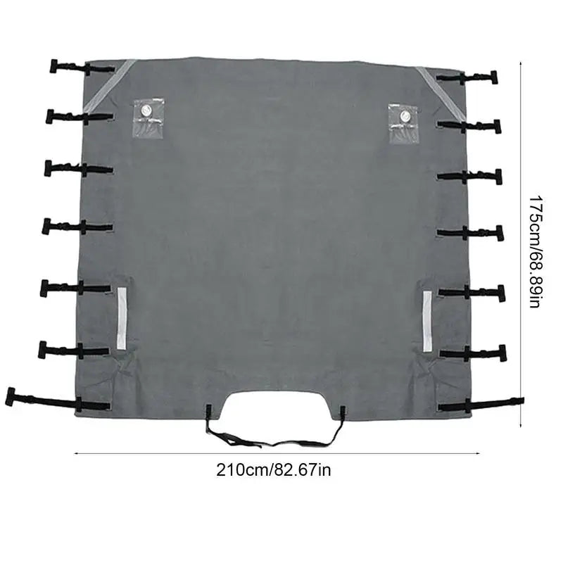 RV Towing Cover Waterproof Towing Cover Motorhome Front Protector Caravan Covers
