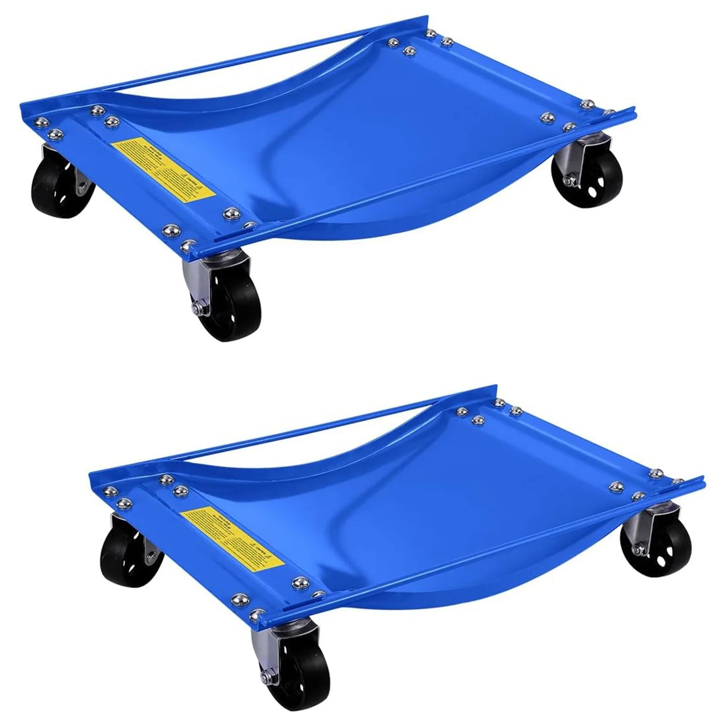 2pcs/4pcs Car Dolly Set 5000LBS Capacity Wheel Dolly, Heavy Duty Vehicle Dolly for Moving Car with Steel Wheels