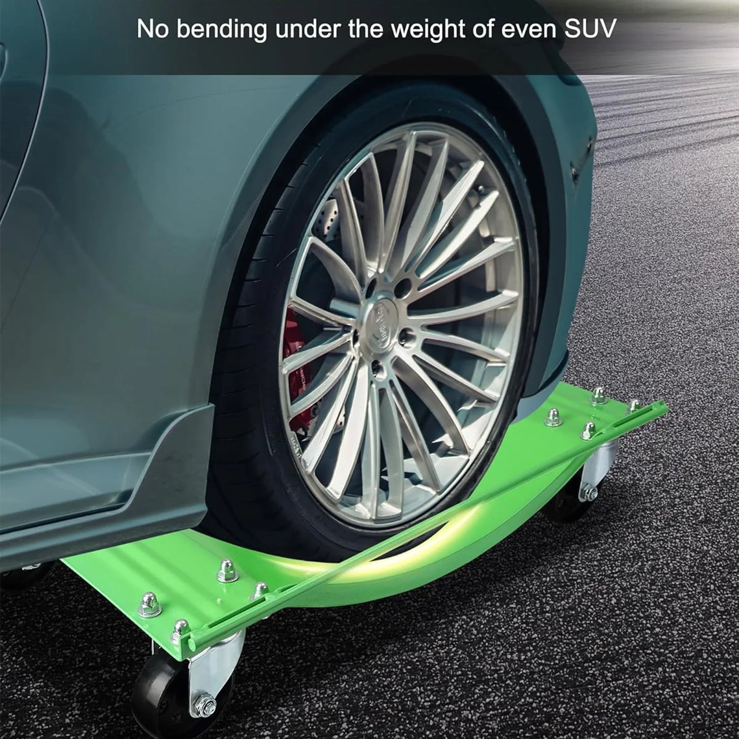 2pcs/4pcs Car Dolly Set 5000LBS Capacity Wheel Dolly, Heavy Duty Vehicle Dolly for Moving Car with Steel Wheels