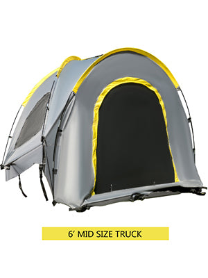 VEVOR 5-8 FT Waterproof Truck Tent Car Accessories Bed for Full / Mid Size Truck 2-Person Sleeping Capacity for Camping Hiking