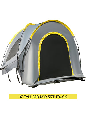 VEVOR 5-8 FT Waterproof Truck Tent Car Accessories Bed for Full / Mid Size Truck 2-Person Sleeping Capacity for Camping Hiking
